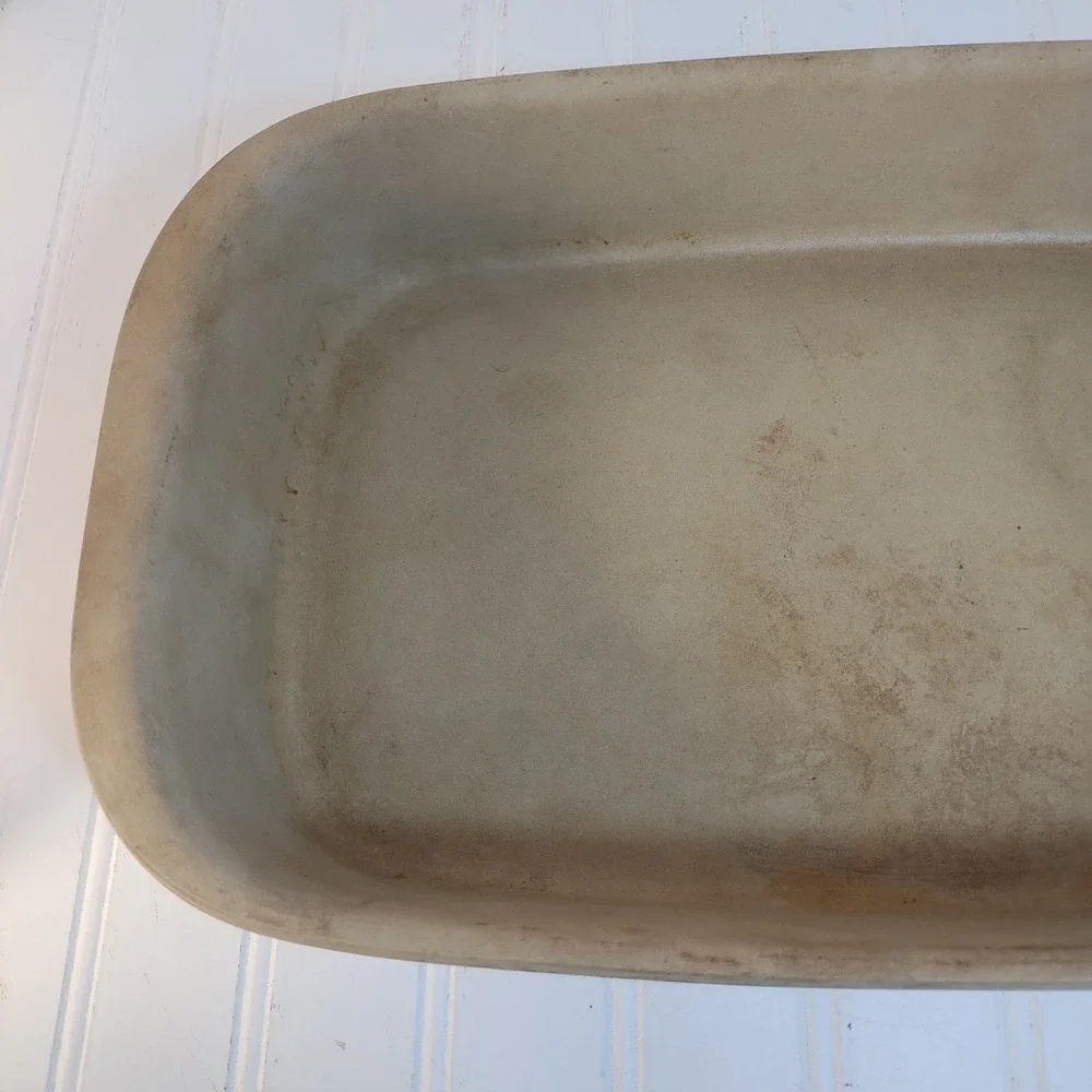 Vintage Pampered Chef Family Heritage Stoneware Rectangular Baker 9x13 Casserole